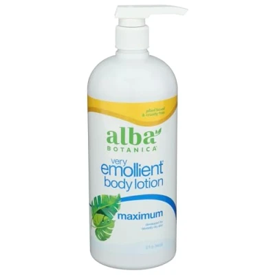 Image of Alba Botanica Very Emollient Body Lotion, Maximum, 32 Ounce