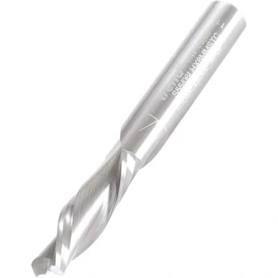 Image of Trend Professional Spiral Down Cut Router Cutter, 8mm Shank, Diameter &amp; 25mm Length, Solid Tungsten Carbide, S55/06LHX8MMSTC