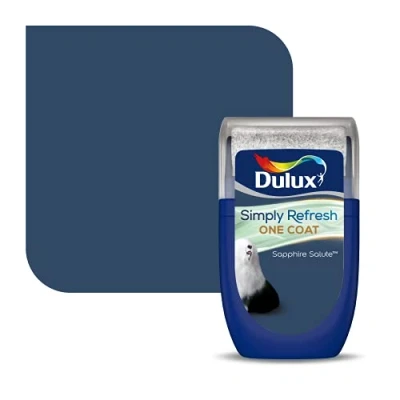 Image of Dulux 5382943 Simply Refresh Tester Paint, Sapphire Salute, 30 ml