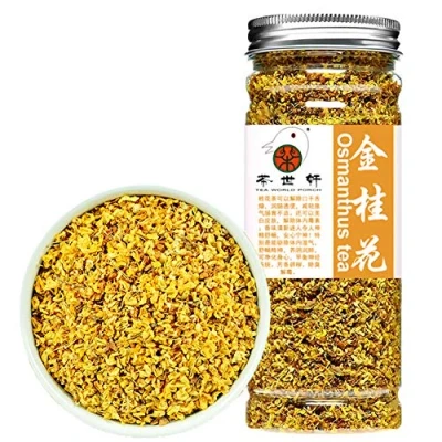 Image of Plant Gift Organic Sweet Osmanthus Tea, 桂花 Gui Hua Tea,Sweet Olive, flower tea Health care skin Chinese 40G/1.41oz