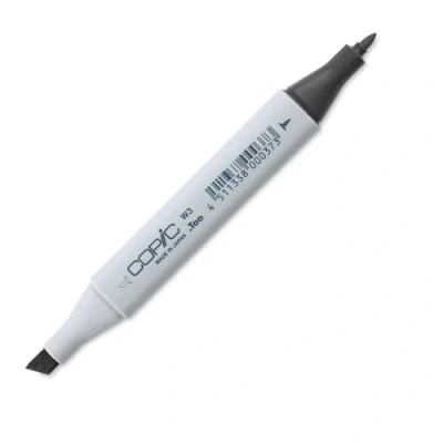 Image of Copic Classic Coloured Marker Pen (W 3) Warm Gray No.3, For Art &amp; Crafts, Colouring, Graphics, Highlighter, Design, Anime, Professional Beginners, Supplies Colouring Books