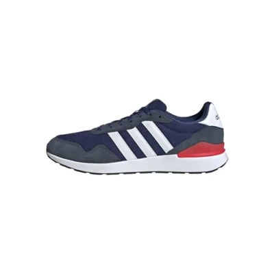 Image of adidas Men&#039;s Run 60s 4.0 Shoes, Dark Blue/Cloud White/Aurora Ink, 6.5 UK
