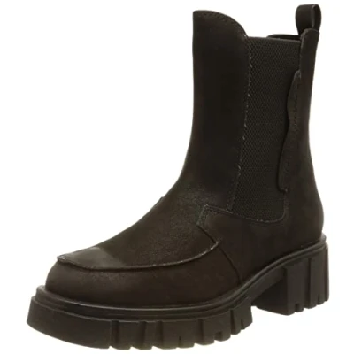 Image of MARCO TOZZI Women&#039; 2 25474 29 Chelsea Boot, Black, 6.5 UK