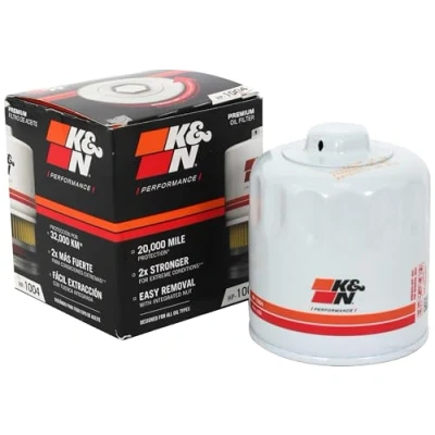 Image of K&amp;N Oil Filter Spin On 80x87mm compatible with Hyundai, Kia, Mitsubishi, Subaru, Honda, Acura (HP 1004)