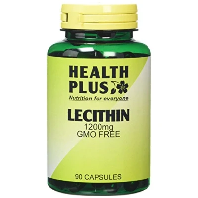 Image of Health Plus Lecithin 1200mg Memory Plant Supplement 90 Capsules