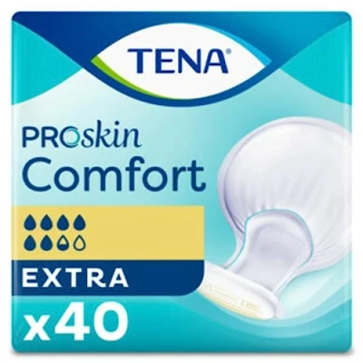 Image of Tena Proskin Comfort Extra Incontinence Pad 40 Pieces