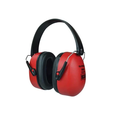 Image of Scan SCAPPEEARCOL Collapsible Ear Defender SNR28 Rated,Red