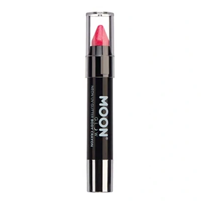 Image of Moon Glow Neon UV Glitter Face Paint Stick / Body Crayon makeup for the &amp; Hot Pink Glows brightly under lighting