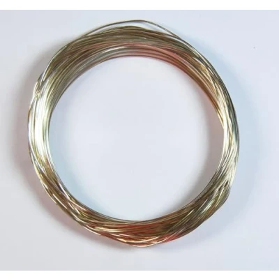 Image of celloexpress Aluminium Craft Wire 0.8mm x 20m (Diameter Length) 20 Guage (Pale Gold)