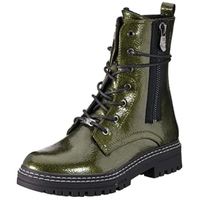 Image of TOM TAILOR Women&#039;s 4292405 Mid Calf Boot, Forest, 4.5 UK