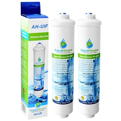 Image of 2X AquaHouse AH UIF External Fridge Water Filter fits Samsung DA29 10105J &amp; LG 5231JA2010B Freezers (Replaces Filters only)