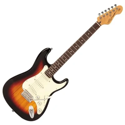 Image of VINTAGE V60 COASTER SERIES ELECTRIC GUITAR 3 TONE SUNBURST