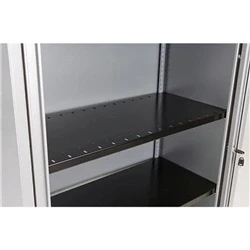 Image of Bisley Slotted Shelf Black BSSGY