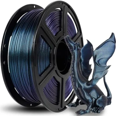 Image of FLASHFORGE 3D Printer Filament Chameleon PLA Color Shift 1.75mm, Changes with Light and Angles, 1KG Spool (2.2lbs), Dimensional Accuracy +/ 0.02mm for FDM Printers (Burnt Titanium)