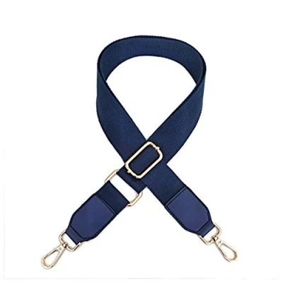 Image of ZOONAI Canvas Crossbody Shoulder Bag Strap Wide Handbag Purse Adjustable Replacement Belt (Blue)