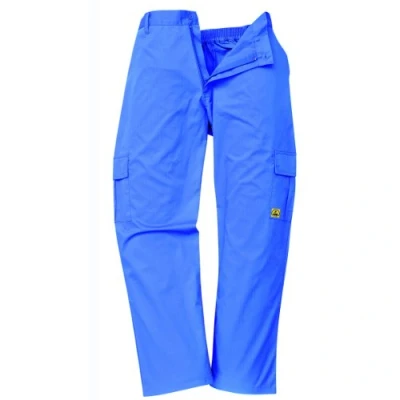 Image of Portwest Anti Static ESD Trouser, Trouser Length: Regular, Color: Hamilton Blue, Size: Large, AS11HBRL