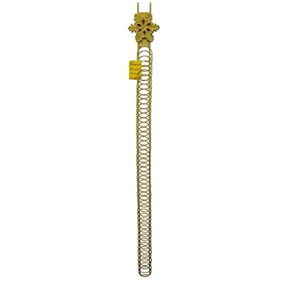 Image of Christmas Concepts® 92cm Over The Door Card Holder Decoration (Gold Snowflake)