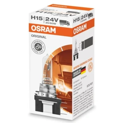 Image of OSRAM 64177 Truck H15 Bulb Standard in Folded Boxes, 24 V