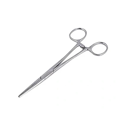 Image of WUWYOUWL Hemostat Forceps, Stainless Steel Dog Cat Pet Scissors Ear Hair Clamp Fishing Tools (12.5cm Straight)