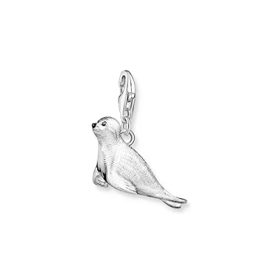 Image of Thomas Sabo 1912 041 14 Sea Seal Charm Pendant in 925 Sterling Silver