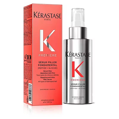 Image of Kérastase Première Anti Frizz Filler Heat Protecting Hair Serum for Damaged with Peptides 90ml [STEP 4 PROTECT &amp; REPAIR]