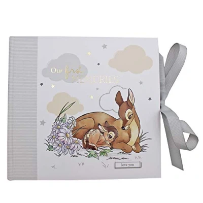 Image of Disney Magical Beginnings Photo Album 50 x 4&#039; 6&#039; Bambi First Memories, Gold