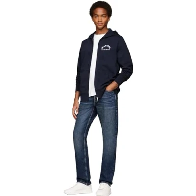 Image of Tommy Hilfiger Men&#039;s Zip Hoodie, Blue (Desert Sky), S