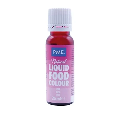 Image of PME 100% Natural Food Colour Liquid Pink (25ml)