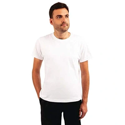 Image of Absolute Apparel A103 3XL Unisex Chef T Shirt, 3XL, White