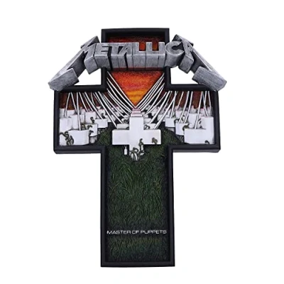 Image of Nemesis Now Officially Licensed Metallica Master of Puppets Wall Plaque, Multi Coloured, 31.5cm