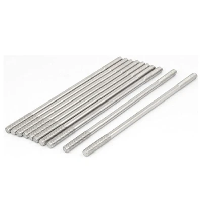 Image of Sourcingmap M8 x 200mm Tight Adjustable Push Rod Double End Thread Stud Screw Bolt 10pcs