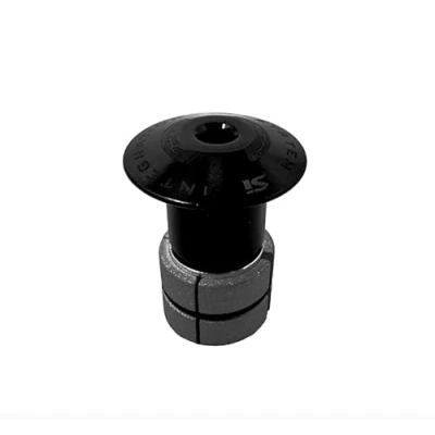 Image of FSA Carbon Expander Bung/Compression Plug In Black For 1 1/8&quot; Fork