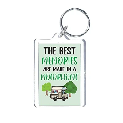 Image of Nice Motorhome Gift The Best Memories Are Made In A Keyring Novelty Present
