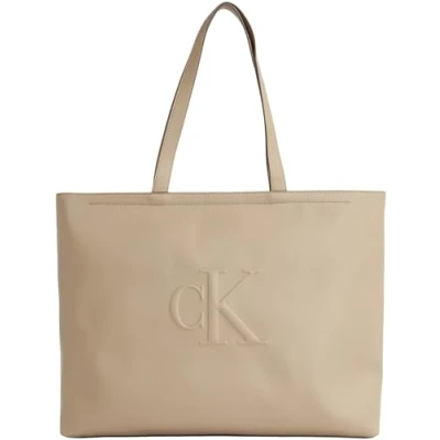 Image of Calvin Klein Jeans Sculpted SLIM Tote bag, Women&#039;s, Size: One Size, Crockery