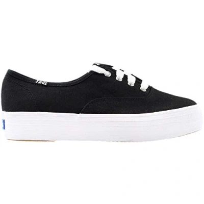 Image of Keds Women&#039;s Triple Black Fashion Sneaker, 6.5 UK