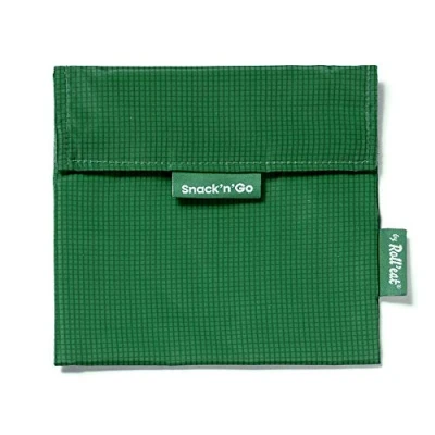 Image of Roll&#039;eat ® Reusable Snack Bag Kids Snacks Container Eco Friendly Food for Storage Green Holder Snack&#039;n&#039;Go Active