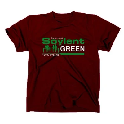 Image of Styletex23 Soylent Green T Shirt, XL, Maroon