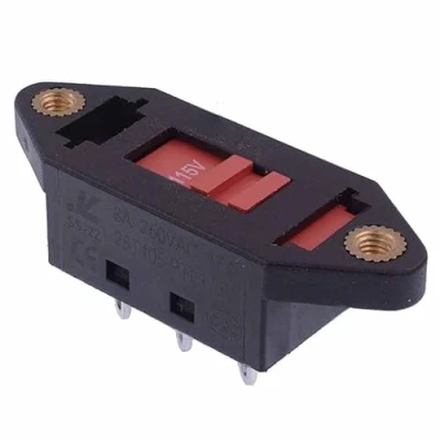 Image of On Voltage Selector Slide Switch DPDT 6A