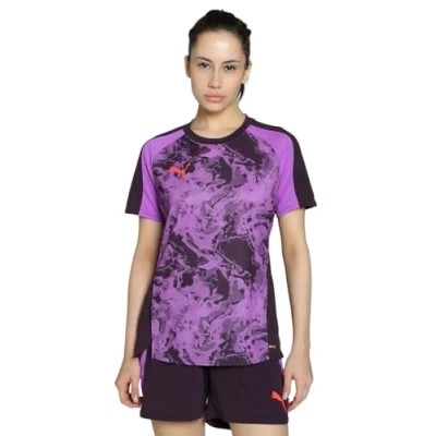 Image of Puma Individualblaze Sports Tshirt, Women&#039;s, Size: Large, Midnight plum