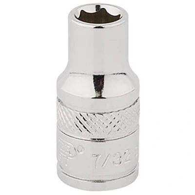 Image of Draper HI TORQ� 6 Point Socket, 1/4&quot; Sq. Dr., 7/32&quot;