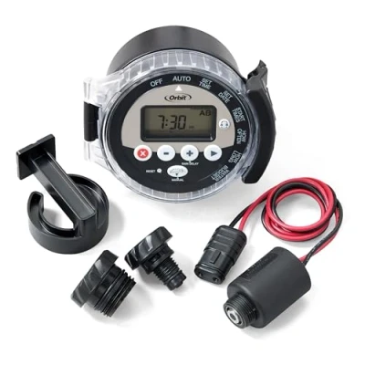 Image of Orbit, Resin Plastic, Black, Battery Operated Sprinkler Timer
