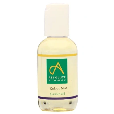 Image of Absolute Aromas Kukui Nut Oil 150ml (Aleurites Moluccans) Pure, Natural, Cold Pressed, GMO Free, Vegan and Cruelty Free Moisturising Carrier for Body Facial Massage.