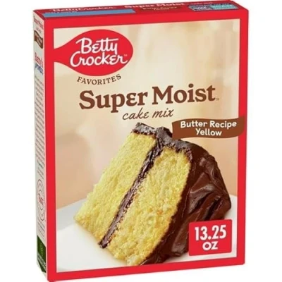 Image of Betty Crocker Super Moist Butter Recipe Yellow Cake Mix 376g (13.25oz)
