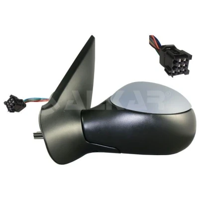 Image of 8153LA Wing mirror ALKAR 6125291 left primed Electric Heatable, Aspherical for hand drive vehicles PEUGEOT: