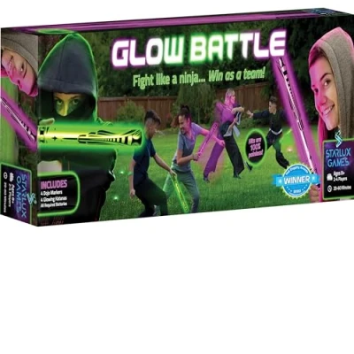 Image of Ninja Toys Meet Samurai Swords in Glow Battle for Boys Ages 8 12+, 2 4 Players Kids Sword Game the Dark Games 12+ A Thrilling Game!