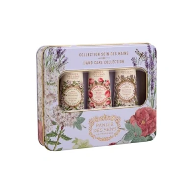 Image of Panier des Sens Gift Box for Women Trio of Natural Hand Cream 3x30ml, Verbena, Rose, Lavender Her Made in France Women&#039;s Sets with 97% Ingredients Mini