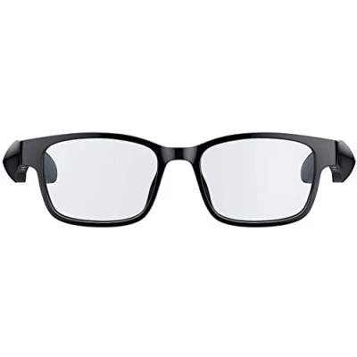 Image of Razer Anzu Smart Glasses (Rectangular, Small Glasses) Audio with Blue Light/UV Protective Lenses (Low Latency, Intergrated Mic and Speakers, Touch Enabled, IPX4 Water Ressistant) Black