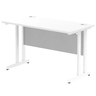 Image of Impulse 1200/600 Rectangle White Cantilever Leg Desk MI002201