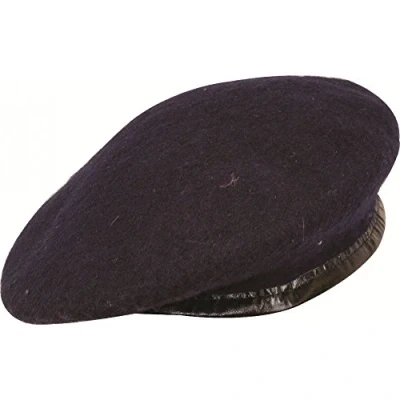 Image of Military Pure Wool Navy Beret XL Army Cap