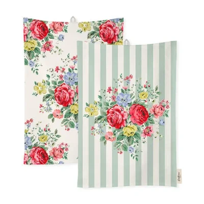 Image of Cath Kidston Feels Like Home Set of 2 Tea Towels